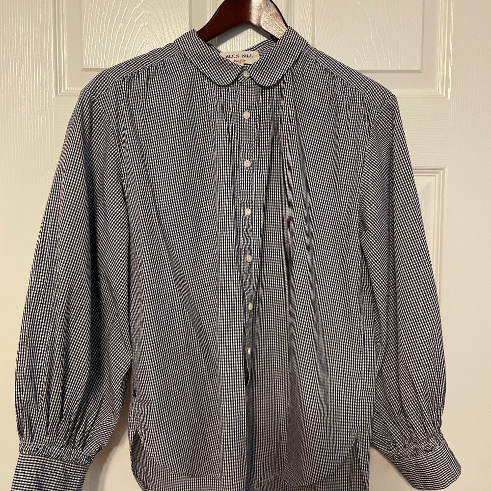 Alex Mill Gingham Womens shirt size M